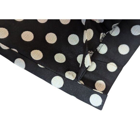 Talbots RSVP Womens Size 6 Black White Polka Dot Ankle Pants - Picture 6 of 8